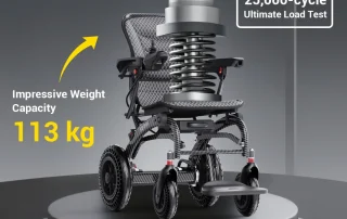 Velana Haven comfort power wheelchair — view