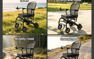 Velana Horizon carbon-fibre power wheelchair — view