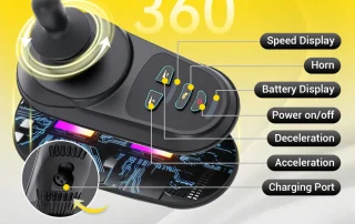 Velana Drive everyday power wheelchair — view