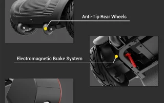 Velana Nimble auto-folding power wheelchair — view