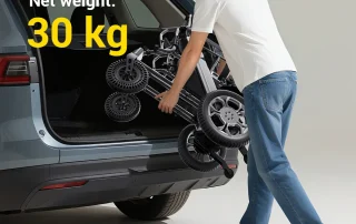 Velana Terra heavy-duty power wheelchair — view