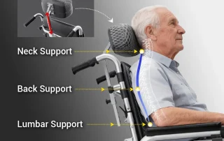 Velana Terra heavy-duty power wheelchair — view