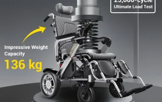 Velana Terra heavy-duty power wheelchair — view