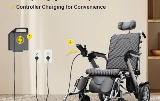 Velana Terra heavy-duty power wheelchair — view
