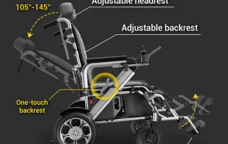 Velana Terra heavy-duty power wheelchair — view