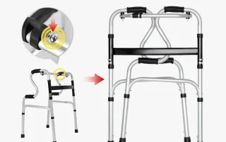 easwe walker 4 Velana Care Foldable Walker — additional view